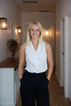 Osteopath Michelle Maloney at Vyne Health Staff Photo in Clinic Hallway